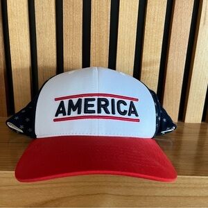 Puma America Cap - Red, White, and Blue